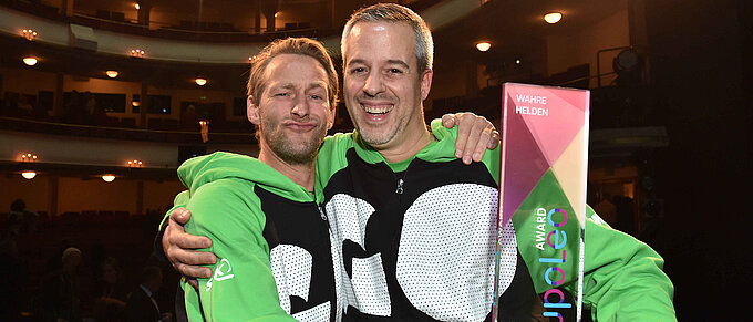 Beim LupoLeo Award 2022 zeichneten die User von FOCUS Online Roger Grolimund aus Wolfratshausen als „Wahrer Held“ aus. Fotoquelle: Brauer Photos/Goran Nitschke 